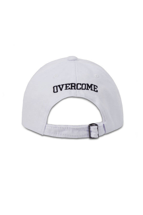 Boné Dad Hat Overcome "Rose Logo" Branco