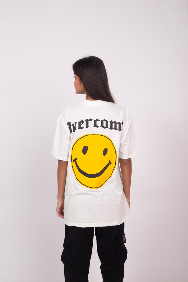 Camiseta Overcome New Smile Off White