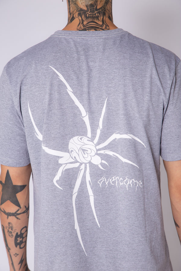 Camiseta Overcome Spider Cinza Mescla