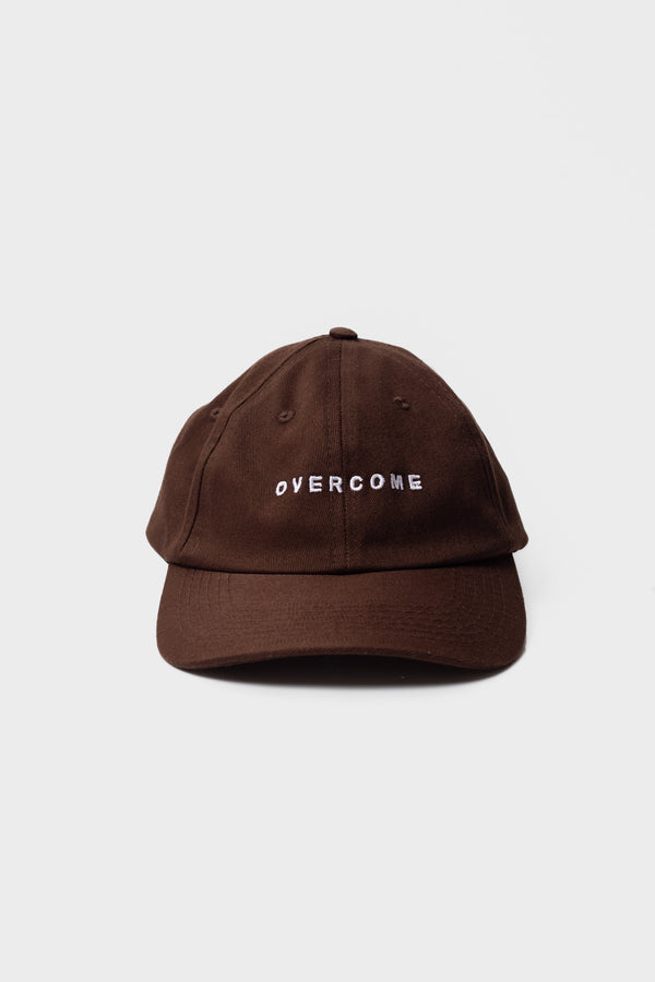 Boné Dad Hat Overcome "OVERCOME" Marrom