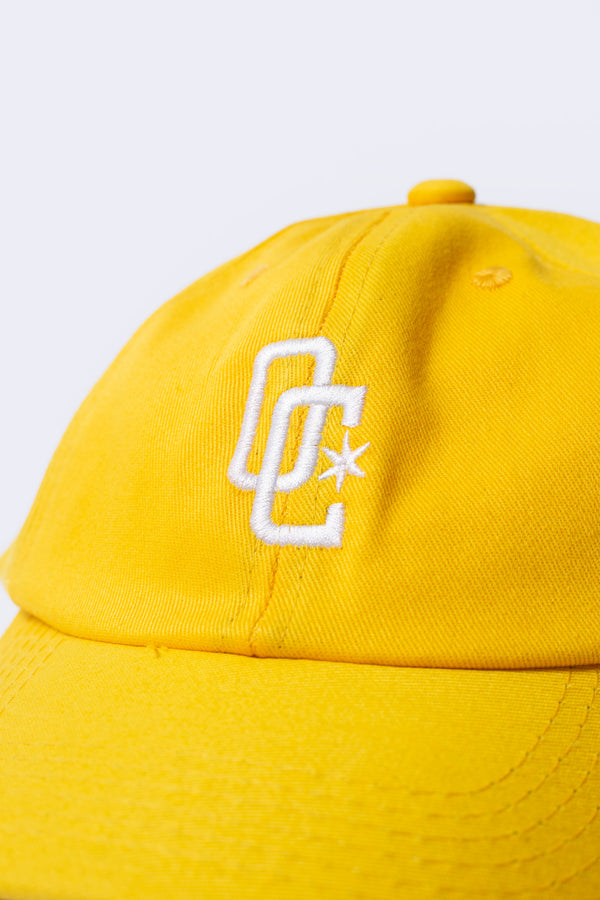 Boné Dad Hat Overcome "Logo" Amarelo/Branco
