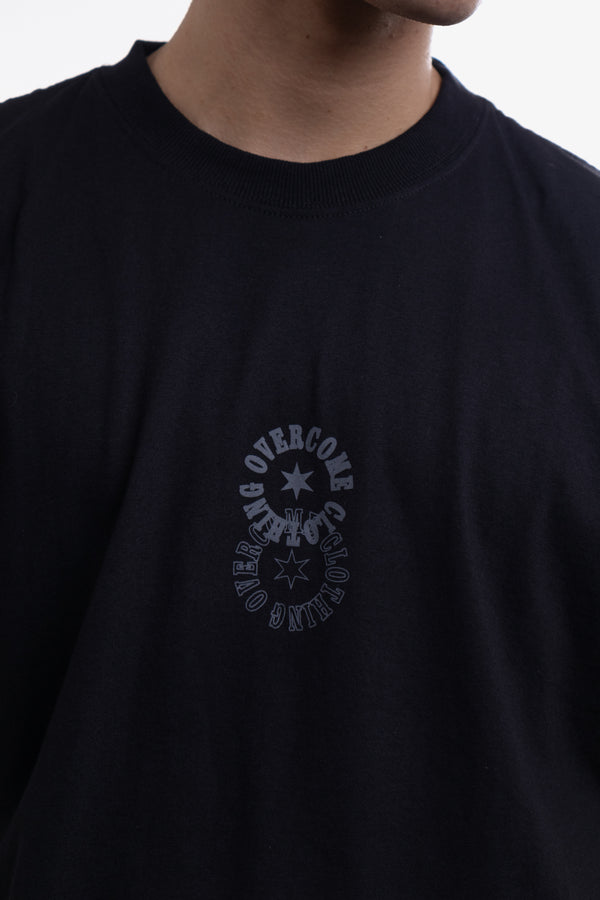Camiseta Overcome Karmic Circle Preta