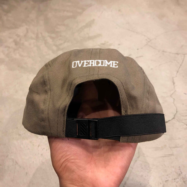 Boné 5 Panel Overcome "Logo" Bege