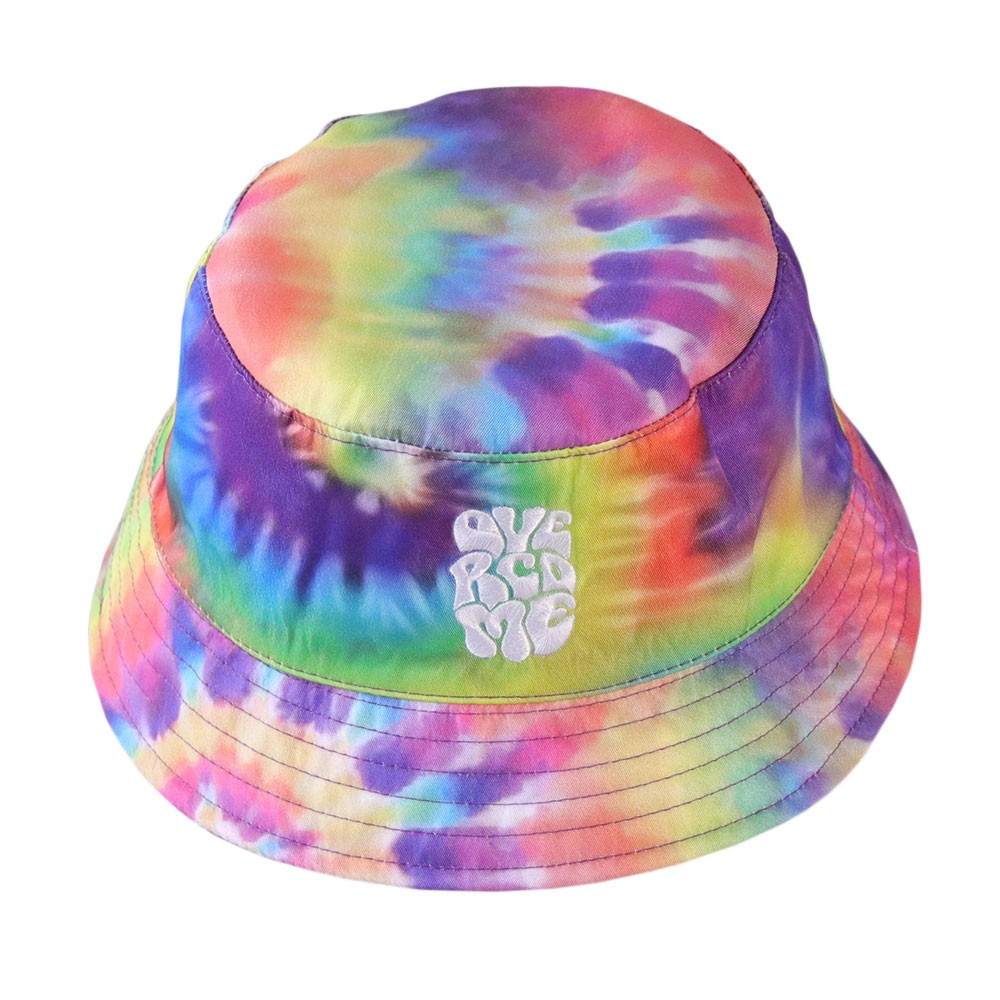 Camiseta Tie Dye com Estampa Good Lucky Multicores