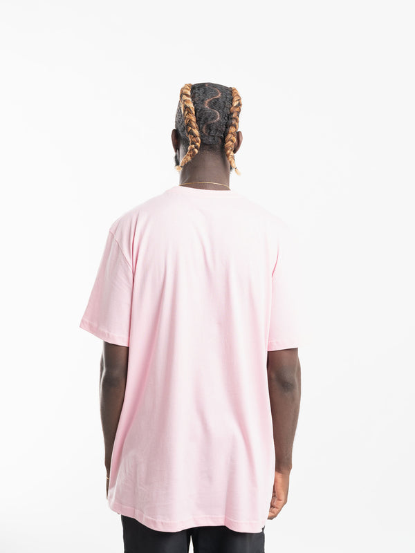 Camiseta Overcome Minimalist Essentials Rosa Claro